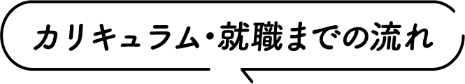 カリキュラム・就職までの流れ